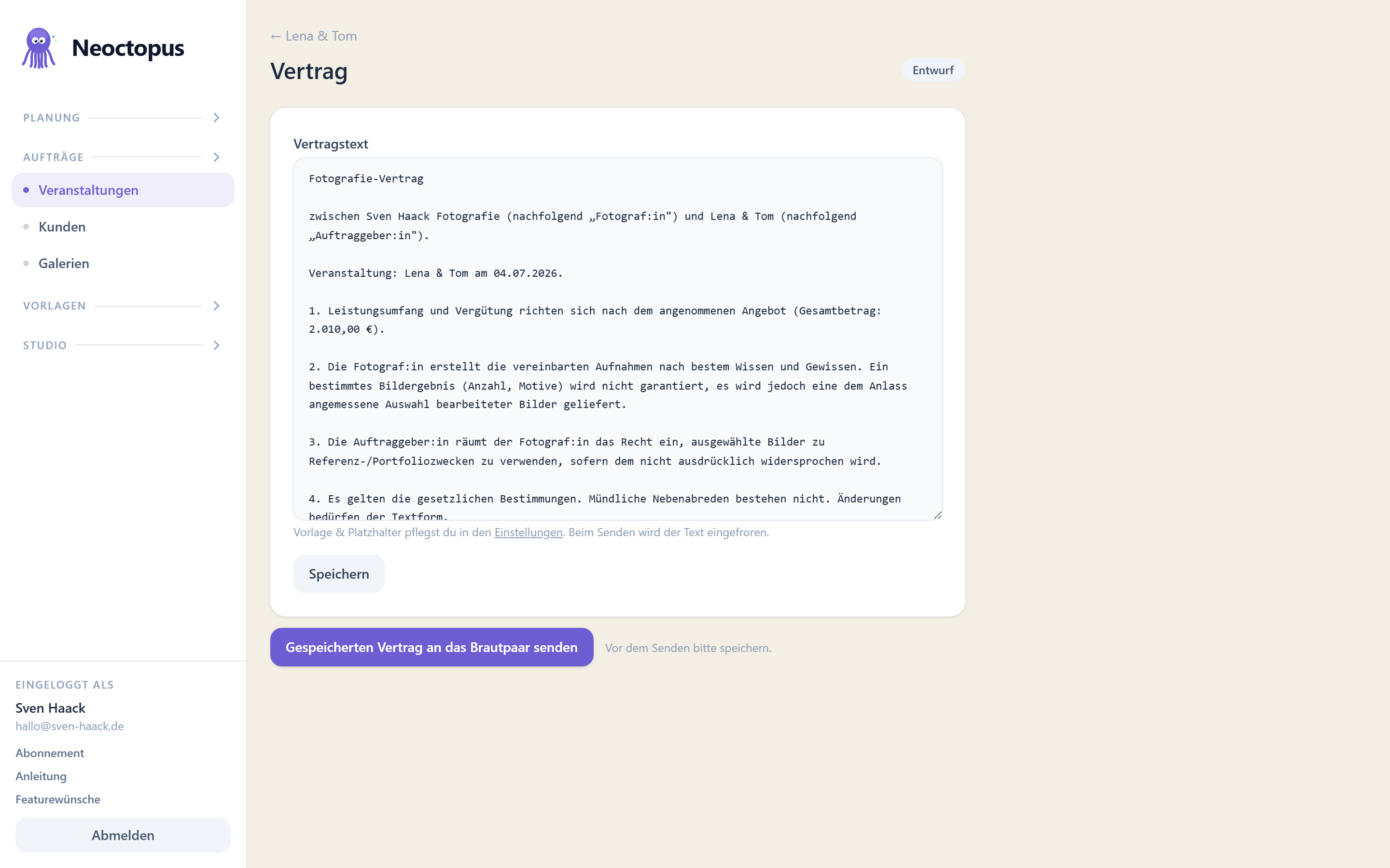 Sign contracts digitally